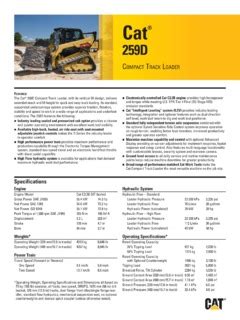 cat 259d|cat 259d specifications.